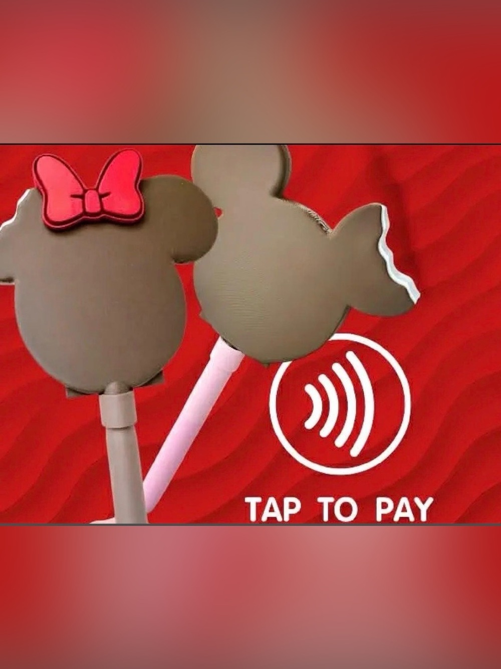 Tap & Pay Mickey or Minnie Ice Cream Wand